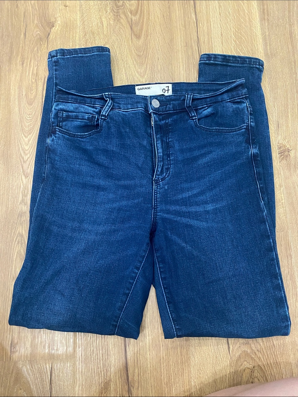 Garage High-Rise Dark Blue Skinny Jeans - Women's Size 7